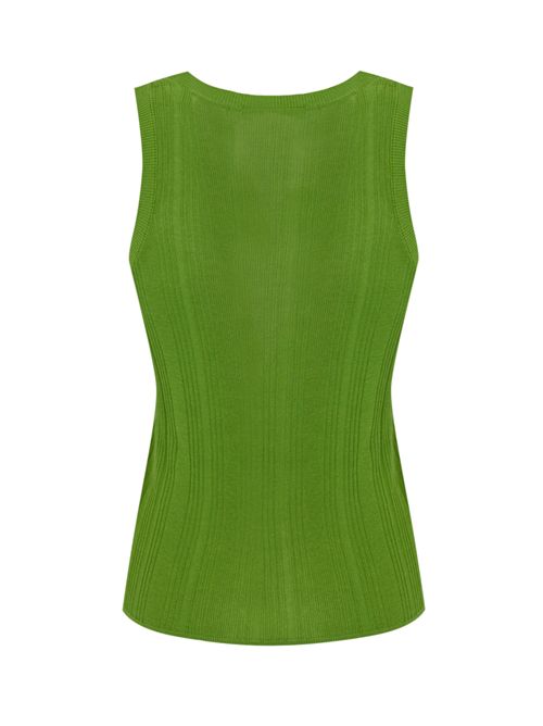 Top Ceylon in filato di viscosa Verde WEEKEND MAX MARA | 2515361012600008
